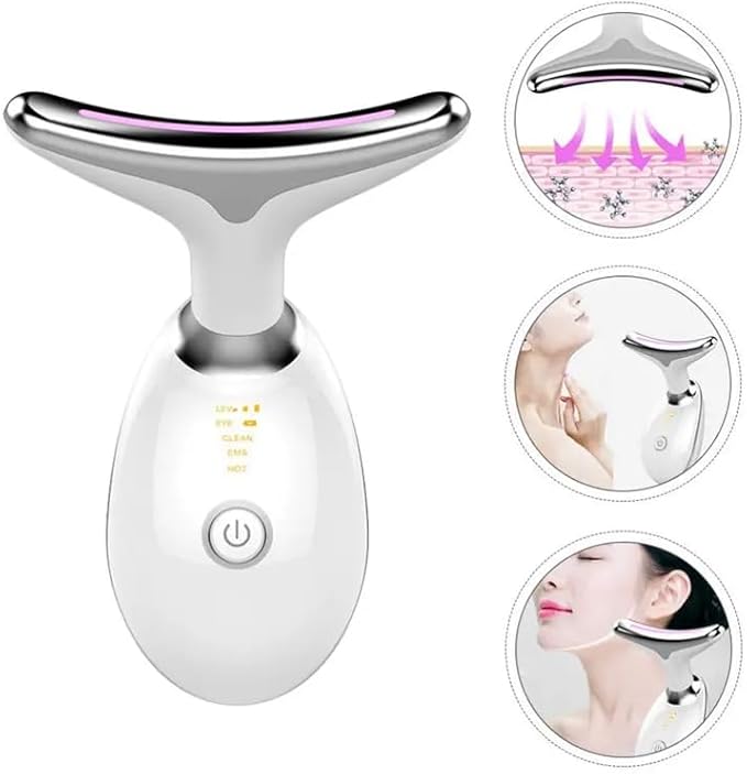 Face Neck Tool for Skin Care, Electric Neck Face Lifting Device for Wrinkle Removal (Black)