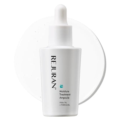 REJURAN® Moisture Treatment Ampoule, c-PDRN® - Hydrating Facial Serum for All Skin Types, Soothing & Barrier Strengthening, Moisture Retention with PDRx, Korean Skin Care (1.01 fl oz)