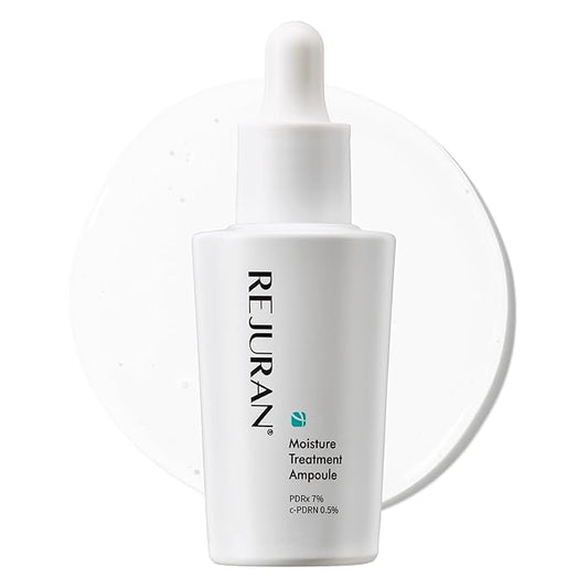REJURAN® Moisture Treatment Ampoule, c-PDRN® - Hydrating Facial Serum for All Skin Types, Soothing & Barrier Strengthening, Moisture Retention with PDRx, Korean Skin Care (1.01 fl oz)