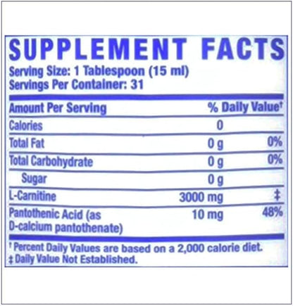 Ronnie Coleman Signature Series L-Carnitine XS 3000 Liquid, Amino Acids Metabolism and Lean Muscle Strength Support, Stimulant Free, Sugar Free, Zero Carbs, Orange Smash, 16 Oz