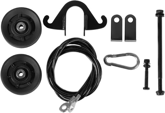 Inspire Fitness Cable Machine Attachments for Home Gyms & Functional Trainers - Ab Bar, LAT Bar, Tricpes Rope, Leg Conversion Kit