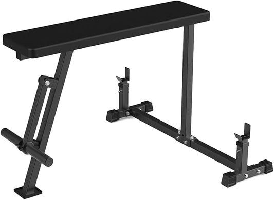 Seal Row Bench for Back Workout, Heavy-Duty Steel Rowing Bench with Barbell Holders, Incline Chest Support Pad for Home Gym Strength Training