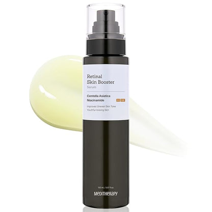 MEDITHERAPY Retinal Skin Booster Serum – Beginner-Friendly, Anti-Aging, Non-Irritating Retinol for Face and Body – Pore Minimizer, Wrinkle Treatment – Korean Skin Care, 5.07 Fl. Oz Large Size