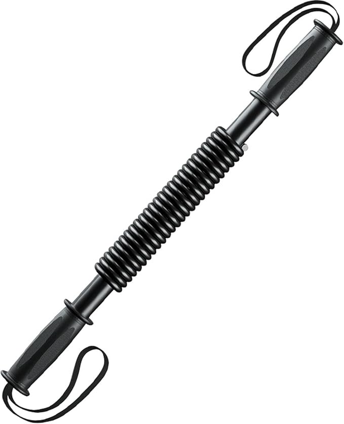 Spring Power Twister Bar, Upper Body Exercise, Fitness Workout Equipment, Chest Expander Strength Training for Muscle Pulling