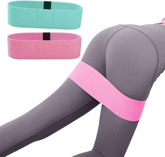 Fabric Resistance Bands, Elastic Bands of Different Levels, Hip and Leg Shaping Bands, Suitable for Yoga, Rehabilitation, Pilates, Fitness and Home Workouts