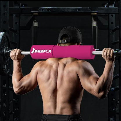AGILEFOXX Barbell Pad - Squat Pad-Hip Thrust Foam Pad, Comfort & Safety for Strength Training