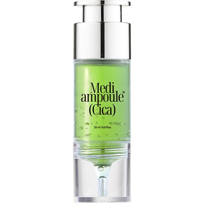 MILLIMILLI MediAmpoule – Cica Serum | Calming Centella Asiatica Face Ampoule with TECA & Panthenol | Hydrating Korean Skin Care Serum for Face, 15ml