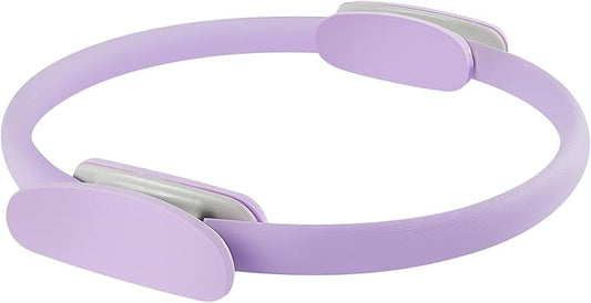 Pilates Ring 15 Inch Magic Circle Ring, Dual Padded Handles Pilates Rings Circle, Adjustable Yoga Ring