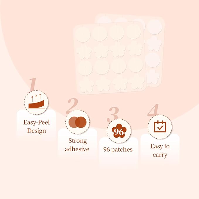 Pimple Patches for Face – 96 Count Hydrocolloid Acne Patch with Salicylic Acid, Tea Tree & Centella – Zit Patches for Blemishes, Breakouts & Spot Treatment