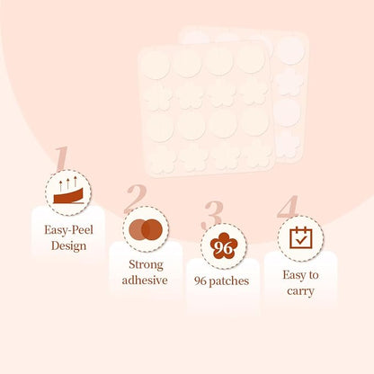 Pimple Patches for Face – 96 Count Hydrocolloid Acne Patch with Salicylic Acid, Tea Tree & Centella – Zit Patches for Blemishes, Breakouts & Spot Treatment
