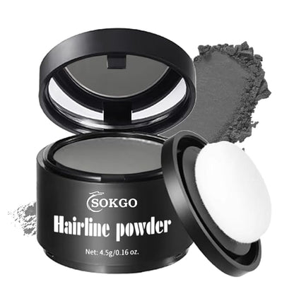Invisible Hairline Powder, Undetectable Coverage for Bald Spots Receding Hairlines, 3 Seconds Fill for Bald Spots & Thinning Edges, Waterproof, Transfer-Resistant, Natural Matte Finish