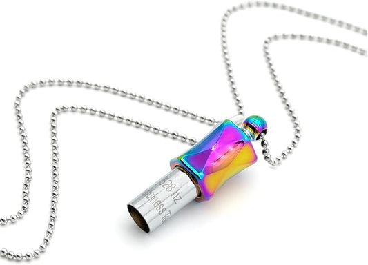 528 hz Meditation Necklace | Frequency Healing Devices | Breathing Necklace | Calm Mindfulness Tool | 528 hz Whistle | Relaxation,Stress Reduction and Concentration by Adjusting The Breathing
