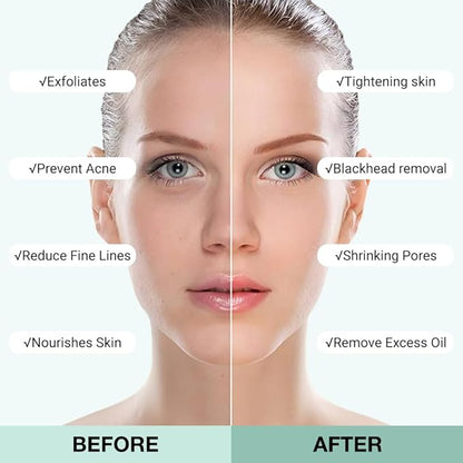 2Pcs Clay Mask For Face, Blackhead Remover For Face, Deep Pore Cleansing, Moisturizing, Skincare Facial Mask for Refining Pores and Controlling Oil (A03#2Pcs Green Tea)