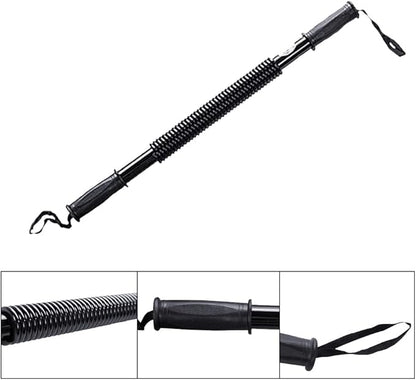 Boshen Power Twister Bar for Arm Upper Body Strength Training Workout Heavy Duty Arm Builder 44lbs/66lbs/88lbs/110Ibs for Choice