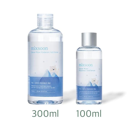 mixsoon Glacier Water Hyaluronic Acid Serum - Non-greasy Hydration Booster, Firming Facial Serum For Radiant, Dewy Skin - Korean Serum for Glass Skin (3.38 fl.oz / 100ml)