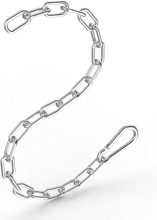 Fitness Chain, Weight Lifting Chains, Cable Machine Extension Chain, 304 Stainless Steel LAT Pull Cable Extension Weight Machine Chain, Curl Bar Chain for Home Gym