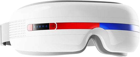 Eye Massager with Heat Sleep mask Massage for Migraines.Heated Eye Mask.Birthday Gifts for Mom Dad Women Men Wife Sister Her Him.Face Massager Mask for Headaches