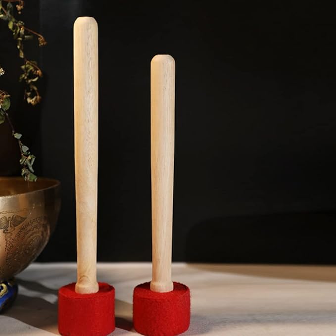 Healifty Singing Bowl Striker Mallet Premium Compact Accessory for Sound Meditation Easy to Clean Lightweight Design for Portable Use and Wear-resistant Construction