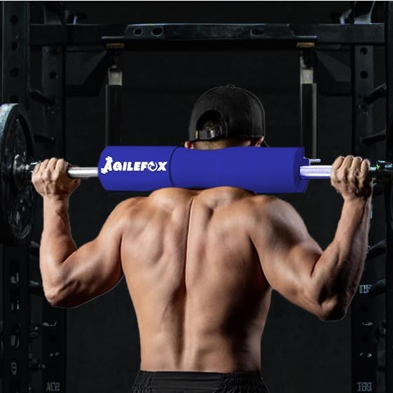 AGILEFOXX Barbell Pad - Squat Pad-Hip Thrust Foam Pad, Comfort & Safety for Strength Training