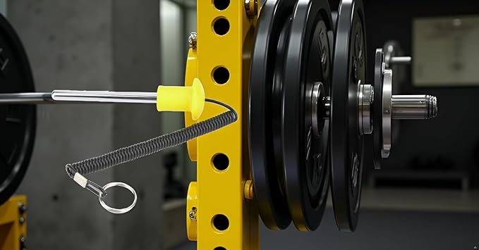 Alomejor Weight Stack Pin for Gym Equipment, Stainless Steel, Yellow