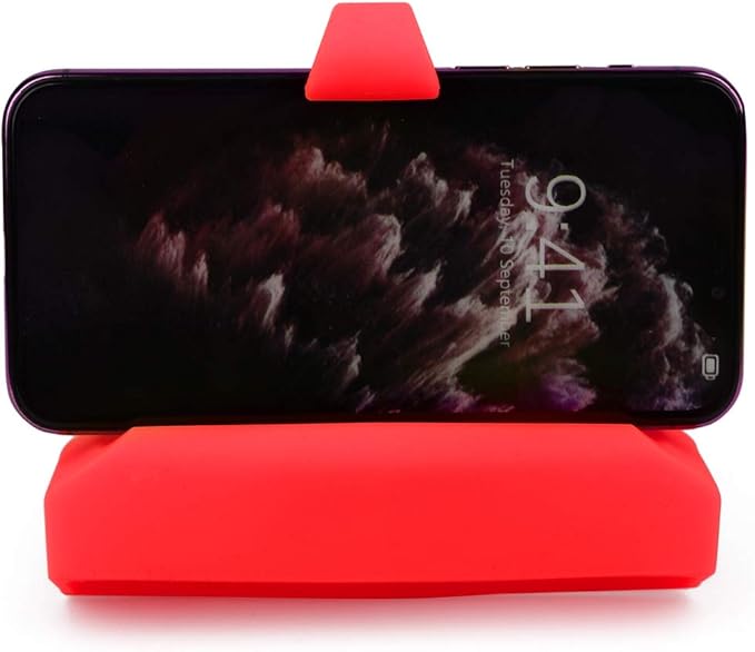 Vapor Fitness Phone Holder Made for PM5 Monitors of Concept 2 Rower, SkiErg and BikeErg - Silicone Smartphone Cradle Compatible with Concept 2 Rowing Machine. Ideal Rower Accessories