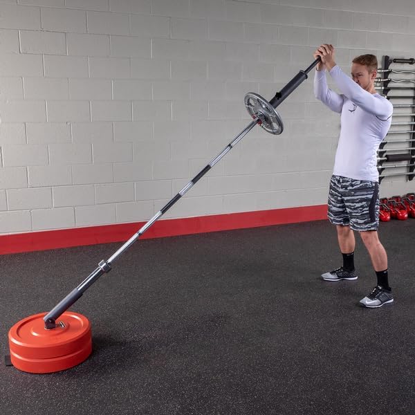 Body-Solid Tools Landmine Club Grip, Barbell Weight Landmine Attachment for Home Gym, 500lb Weight Capacity