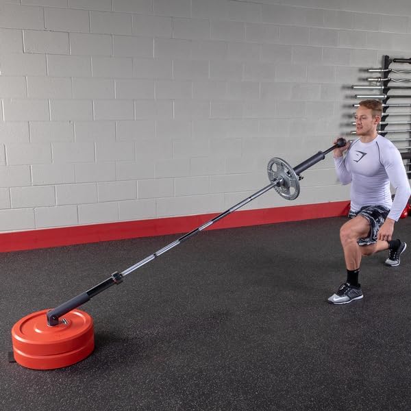 Body-Solid Tools Landmine Club Grip, Barbell Weight Landmine Attachment for Home Gym, 500lb Weight Capacity