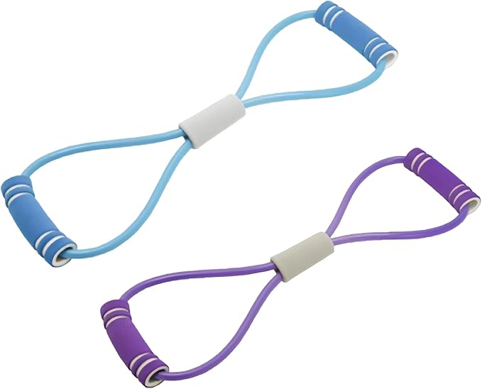 Fitness Resistance Bands-6 Tube, Resistance Bands with Foot Loops, Sit Up Training Band, Upgraded Smart Stirrup Puller,Fitness Pedal Ankle Puller, Pedal Puller Rope