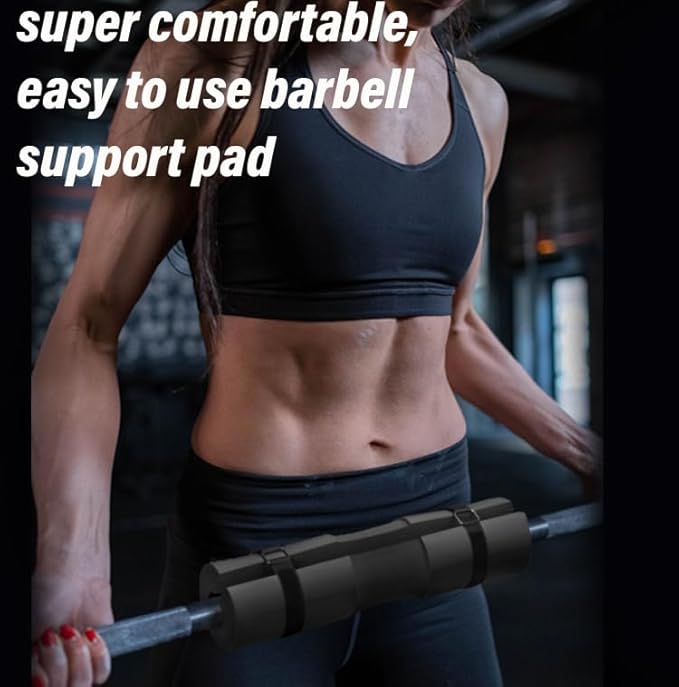 Barbell Pad for Squat, Lunges & Hip Thrusts - Neck & Shoulder and Hip Joints Protective Pad - Gym Workout Smith Machine Thruster Weightlifting - Thick Foam Cushion