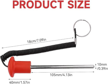 Magnetic Weight Pin, Universal Weight Stack Pin with Pull Rope, Gym Pin for Strength Training Equipment Lifting Machine, Drop Set Pins Gym for Commercial Gym or Home Gym