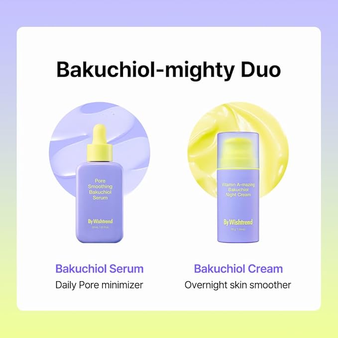 BY WISHTREND Vitamin A-mazing Bakuchiol Night Cream | Retinal, Peptide, Collagen, Ceramide NP, Centella Asiatica, moistfully plump overnight skincare (1.05 Ounce (Pack of 1))