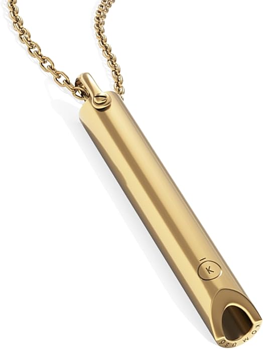 KOMUSO Breathing Necklace Classic Shift - For Habitual Breath Practice, Meditation, Stress and Anxiety Relief - Expert-Designed Breathing Tool to Promote Calm, Mindfulness and Relaxation