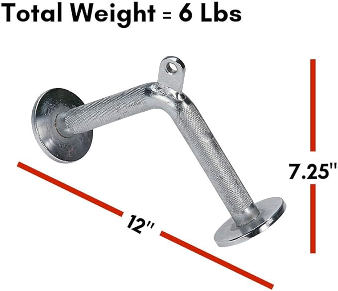 Body-Solid Tools MB504 Triceps Pressdown Bar Attachment for Cable Machines, Triceps Pulldown