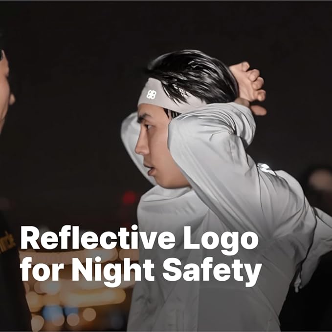 Non-Slip Headband (1 Pack) - Moisture Wicking Sports Sweatband for Men, Women & Youth - Athletic Workout Band for Running, Flag Football, Yoga, Tennis & Helmet Liner