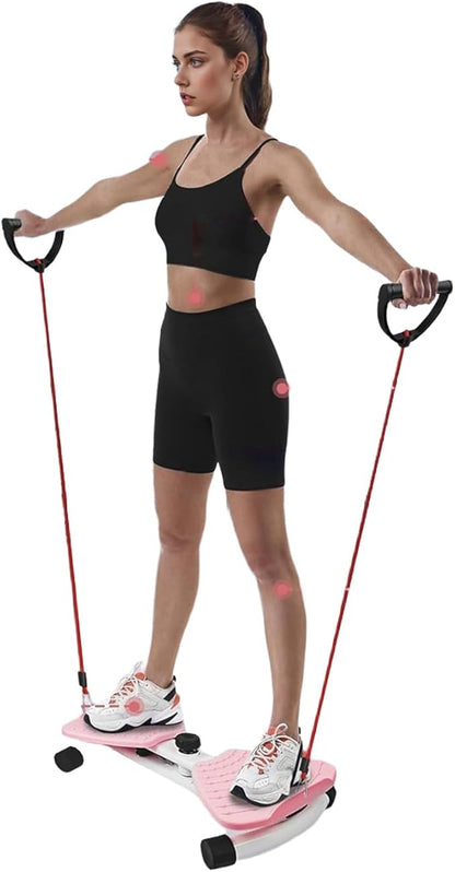 Waist Twisting Machine Fitness Tool, waist twister, 330LBS Capacity & 20dB Ultra-Quiet, Anti-Slip Home Gym Workout Equipment for Women Belly Fat