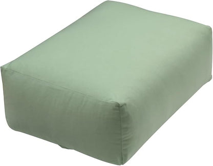 WELLROX Rectangular Yoga Bolster Pillow, 18" x 12" x 6", Pink Cotton