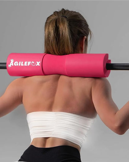 AGILEFOXX Barbell Pad - Squat Pad-Hip Thrust Foam Pad, Comfort & Safety for Strength Training