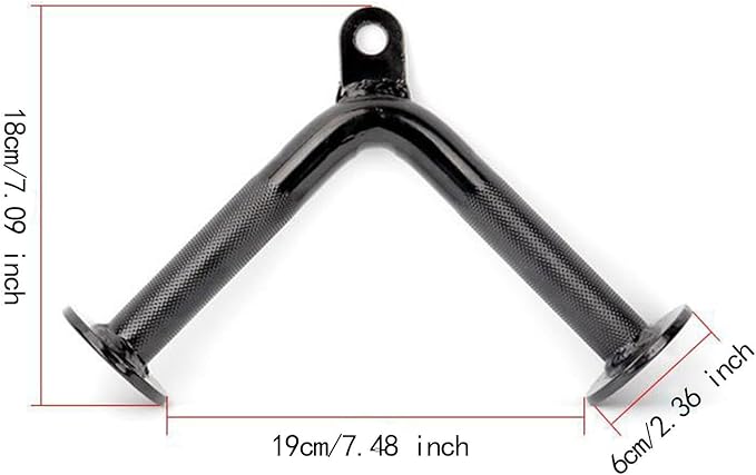 Tricep Press Down V Bar LAT Pulldown Bar for Workout Home Gym Accessory