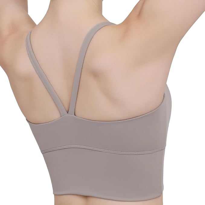 Harssidanzar Yoga Short Sleeve Two-piece set for Women Mesh Gym Athletic Tops Workout Shirts with Sports Bra CL305US