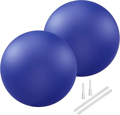 Soft Pilates Ball 9 Inch, Ideal Small Exercise Ball Between Knee Squeeze for Physical Therapy Yoga Core Medicine Abs Pt Bouncy, Mini Rubber Fitball Barre Workout Equipment for Women Men Kid Toddler