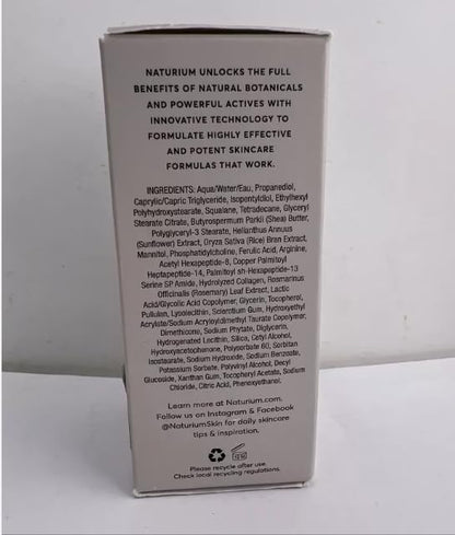 Naturium Multi-Peptide Advanced Serum, Firming & Smoothing Face Serum for Fine Lines & Wrinkles with Advanced Multi-Peptide Blend, 1 oz