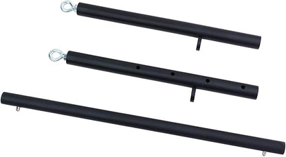 Spreader Bar Heavy Duty Stainless Steel Expandable Black Stainless Steel Bar, Yoga Training Fitness Gear, Workout Bar,Home Sports Gym Kit