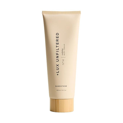 + Lux Unfiltered N°14 Sculpting, Firming, & Conditioning Body Cream for Women - Firming Body Lotion with Peptide Blend & Caffeine - Tones, Sculpts, & Hydrates - Vegan & Cruelty Free - Sandstone