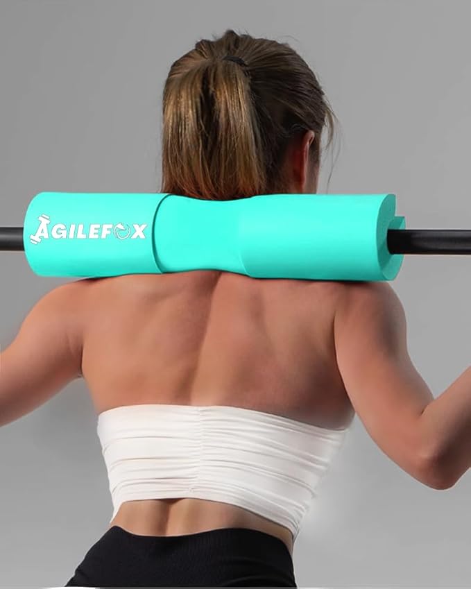 AGILEFOXX Barbell Pad - Squat Pad-Hip Thrust Foam Pad, Comfort & Safety for Strength Training