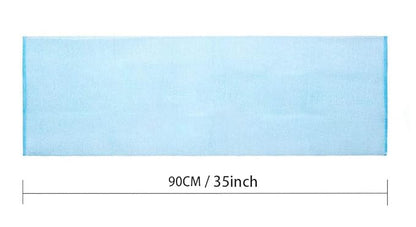 ARCH&M 3-Pack Premium Nylon Exfoliating Towel - 35-Inch Quick-Dry, Hygienic Japanese Washcloth for Body & Back - Durable, Machine Washable, Long-Lasting (Brown x 3)