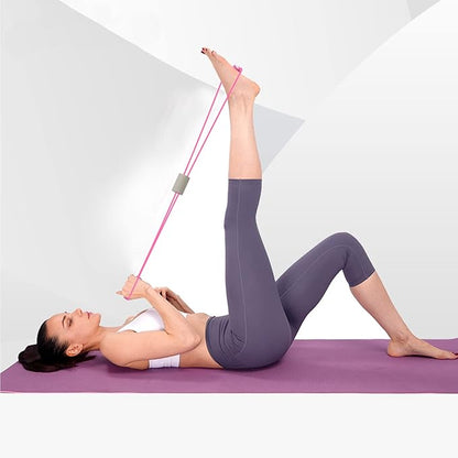FYY Figure 8 Resistance Bands, Yoga Resistance Band Stretch Fitness Band, Pull Rope, Chest Arm and Shoulder Stretch Bands Exercise Equipment for Home Workout, Physical Therapy, Strength Training