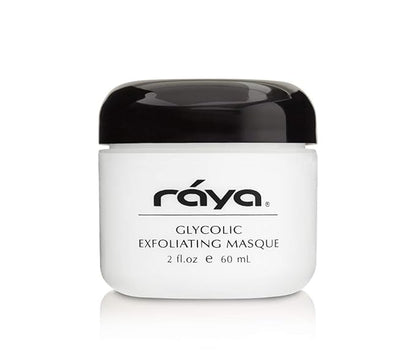 Raya Glycolic Exfoliating Masque with AHA and BHA (G-611) | Exfoliating Facial Treatment Mask for All Non-Sensitive Skin | Made with Alpha and Beta Hydroxy Acids