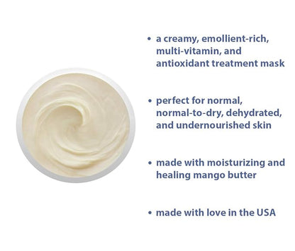 Raya Skin Recovery Masque (600) | Calming, Multi-Vitamin Facial Treatment Mask for Dry and Dehydrated Skin | Nourishes, Brightens, and Refines Complexion