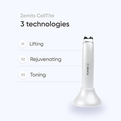 CellTite | Facial Microcurrent Device | Lip Shaper, Eye Lifting | Face Lift Tool, Skin Tightening Galvanic, Dark Circles, Puffiness, Fatigue, Wrinkle Remover, Neck Toning Massager | US Brand
