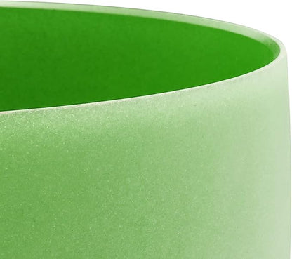 FMTY 10inch Crystal Singing Bowls set prefect pitch(±10HZ) Green(Heart)+ Blue(Throat) with Carrying Bag Sound Bowls Chakra Bowl